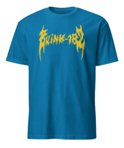 Lewis Graphic Reasonable Doubt Blink 182 Skeleton Shirt 7 Lewis Graphic Reasonable Doubt Blink 182 Skeleton Shirt in sapphire blue