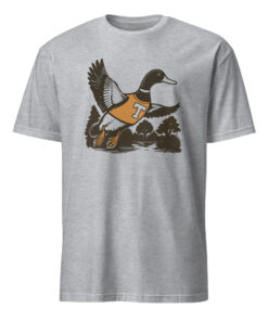 Tennessee Duck Logo 2025 Shirt in sport grey mockup – retro SEC gameday apparel