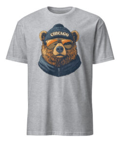 Vintage Chicago Football Crewneck Shirt 8 Vintage Chicago Football Crewneck Shirt in sport grey with retro Chicago Bears design