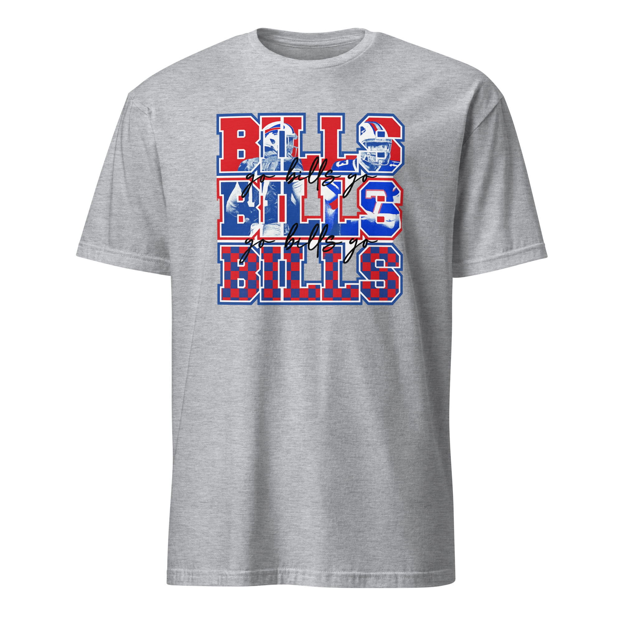 Lets Go Bills Soft Josh Allen MVP Shirt 3 Let’s Go Bills Soft Josh Allen MVP Shirt in sport grey – Buffalo Bills Mafia fan tee