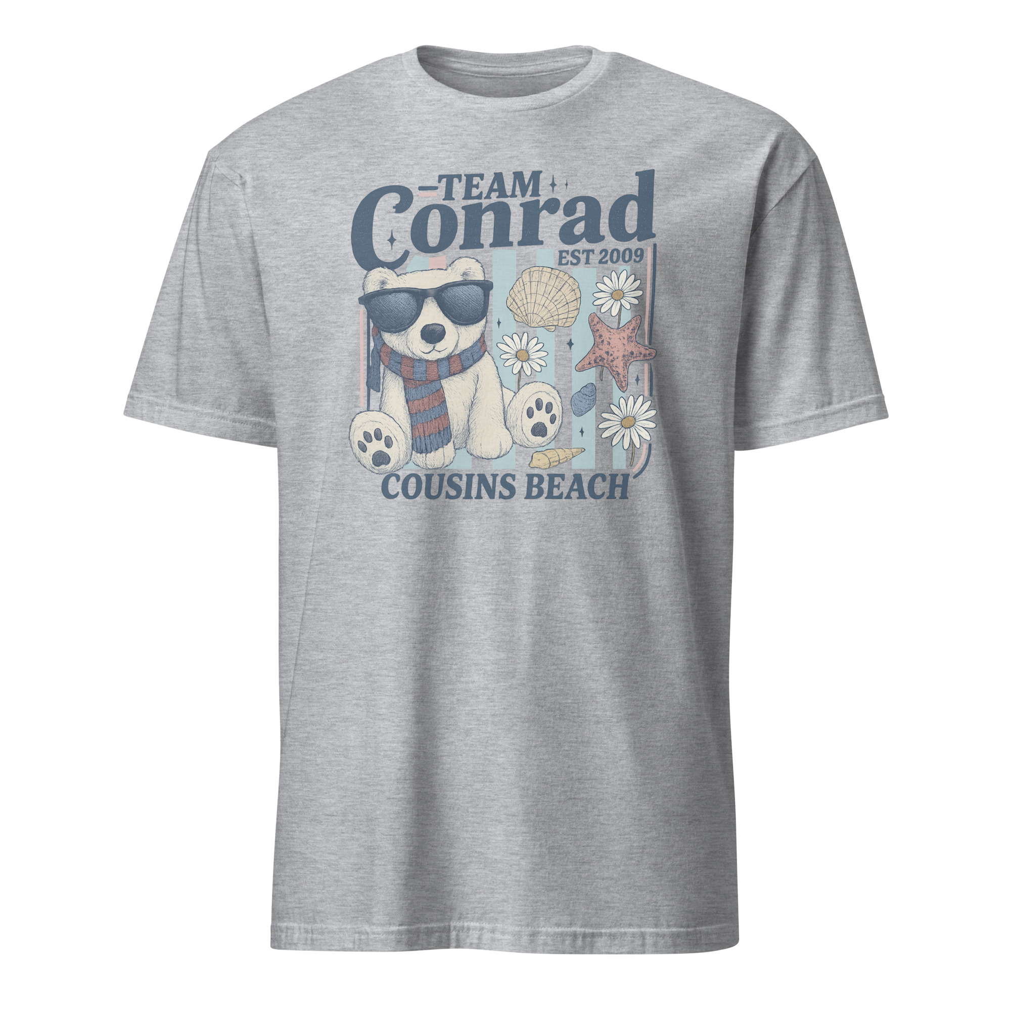 Team Conrad TSITP Cousins Beach Junior Mint Bear Summer Shirt 4 Team Conrad TSITP Cousins Beach Junior Mint Bear Summer Shirt in sport grey color