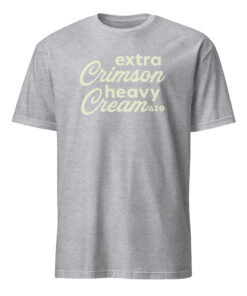Extra Crimson Heavy Cream Delta Sigma Theta shirt 13 Extra Crimson Heavy Cream Delta Sigma Theta shirt in sport grey color with cream lettering