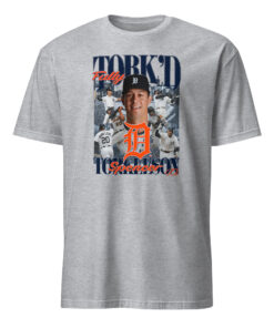 Spencer Torkelson Detroit Tigers Fully Torkd Shirt 8 Spencer Torkelson Detroit Tigers Fully Torkd Shirt in sport grey with bold slogan design