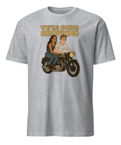 Kim K And Sam A Going Shopping Shirt 8 Kim K And Sam A Going Shopping Shirt in sport grey retro meme design