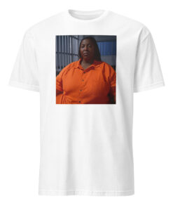 Tish James Mugshot Shirt 22 White Tish James Mugshot Shirt parody design – political satire unisex tee