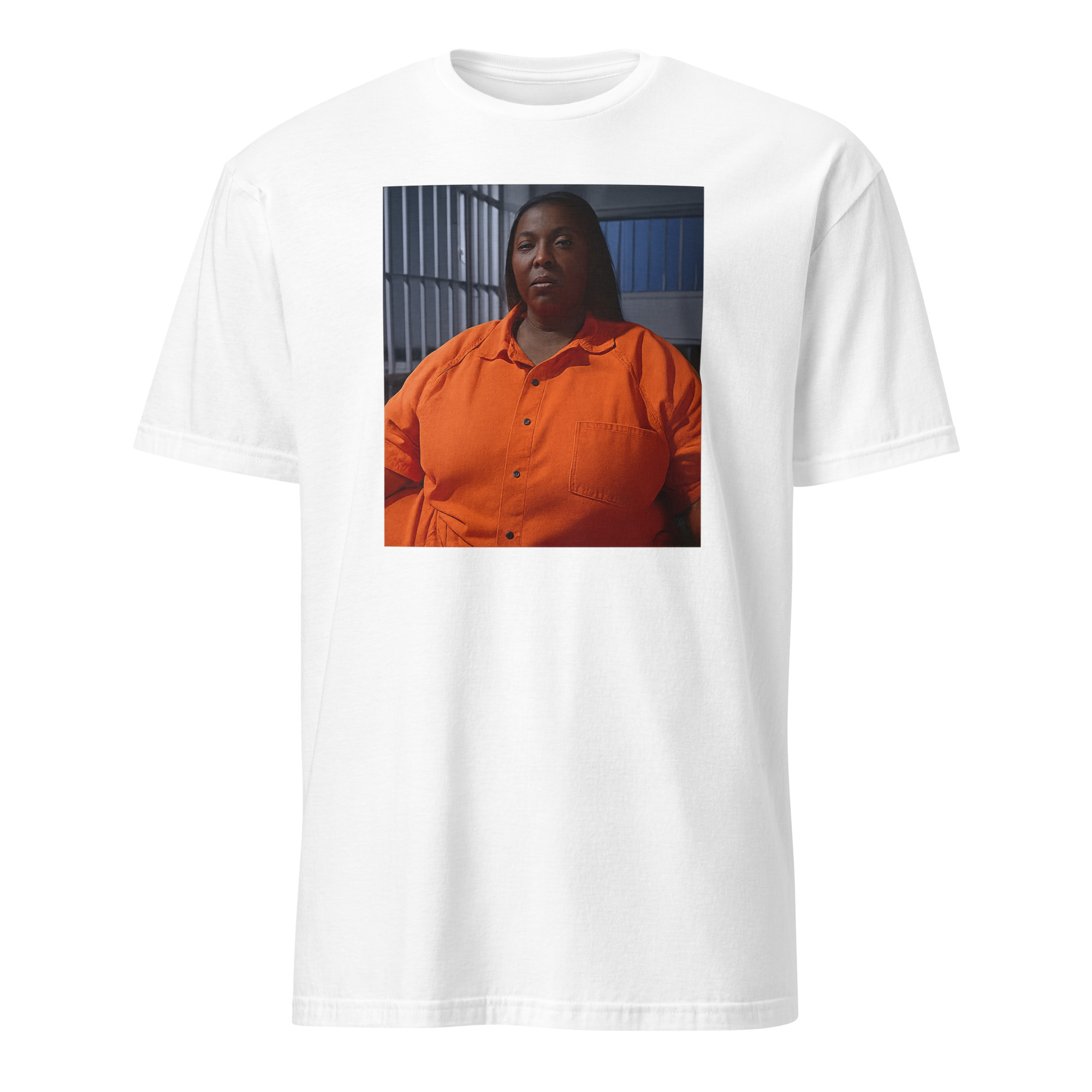 Tish James Mugshot Shirt 11 White Tish James Mugshot Shirt parody design – political satire unisex tee