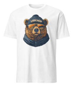 Vintage Chicago Football Crewneck Shirt 11 Vintage Chicago Football Crewneck Shirt in white with retro Chicago Bears design