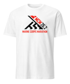 2018 Marine Corps Marathon Shirt in white