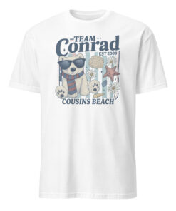 Team Conrad TSITP Cousins Beach Junior Mint Bear Summer Shirt 15 Team Conrad TSITP Cousins Beach Junior Mint Bear Summer Shirt in white color