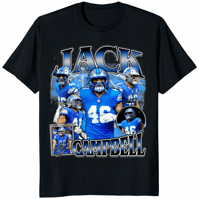 Vintage 90s Style Jack Campbell Shirt 12 Vintage 90s Style Jack Campbell Shirt retro sports design