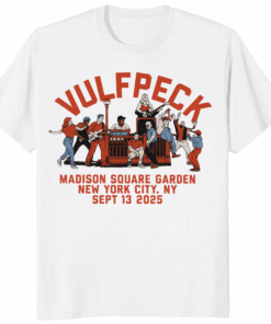 Vulfpeck Sep 13 2025 New York NY Shirt limited edition concert tee mockup