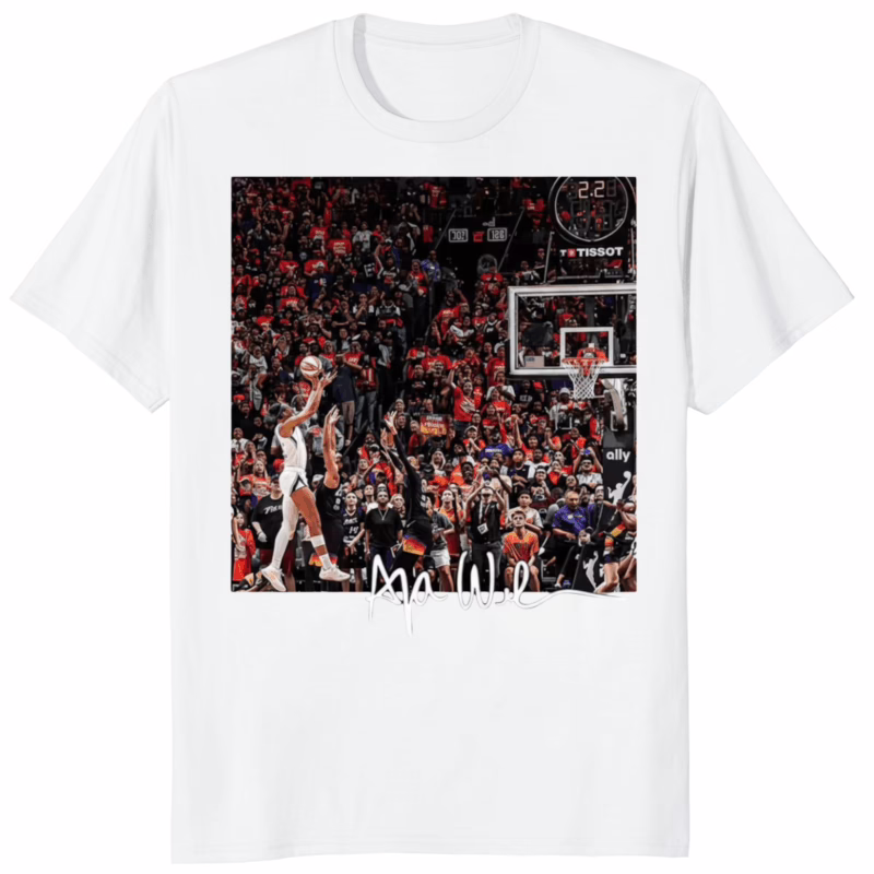Aja Wilson Las Vegas Aces Shirt 6 Aja Wilson Las Vegas Aces Shirt white color variant premium cotton t-shirt