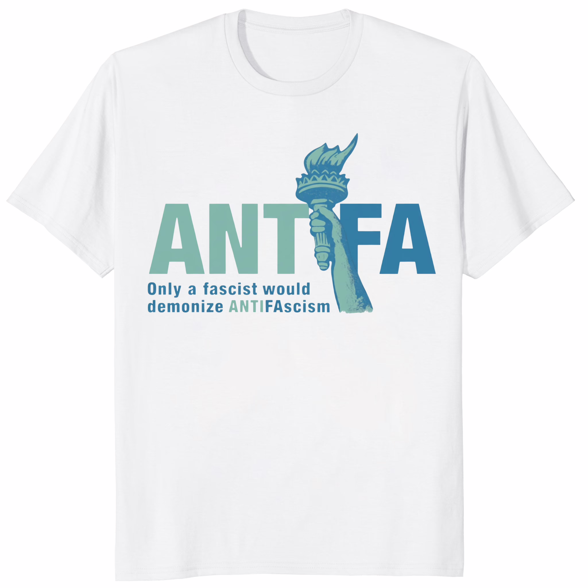 Antifa Only A Fascist Would Demonize ANTIFAscism Shirt 1 Antifa Only A Fascist Would Demonize ANTIFAscism Shirt white variant