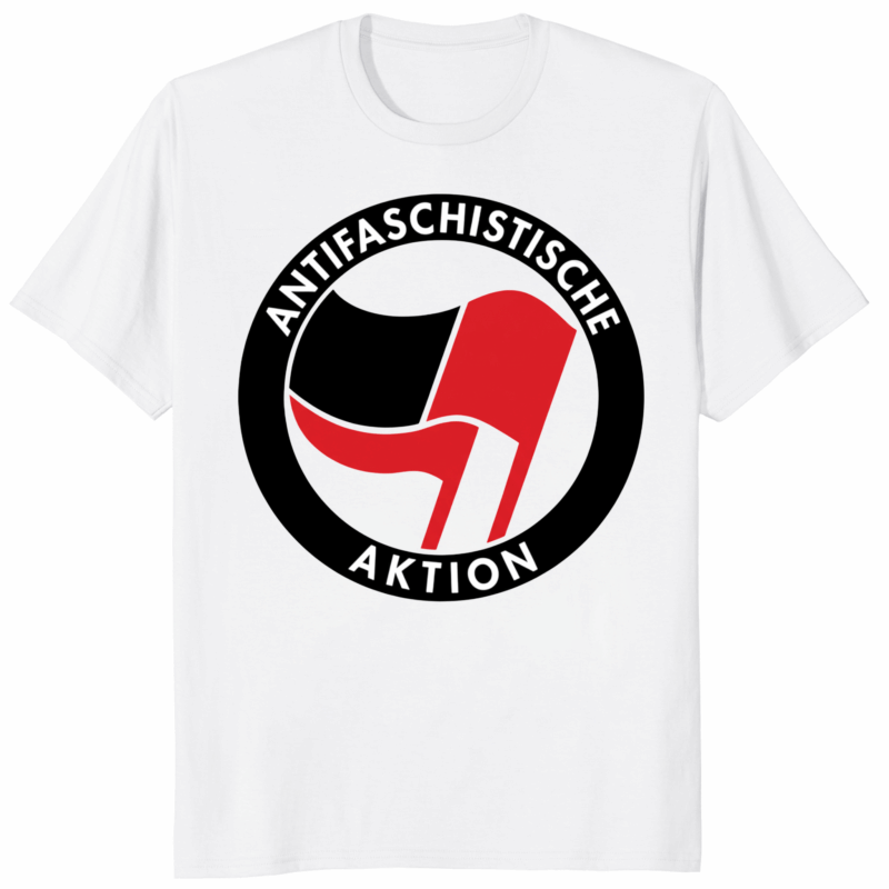 Antifaschistische Aktion Antifa Afa Germany Dutch Shirt 20 Antifaschistische Aktion Antifa Afa Germany Dutch Shirt white