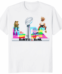 Benito Bowl Bad Bunny Shirt white color