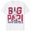 Big Papi David Ortiz Boston Red Sox Cooperstown Player Shirt in white