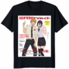 chainsaw man fan art shirt black
