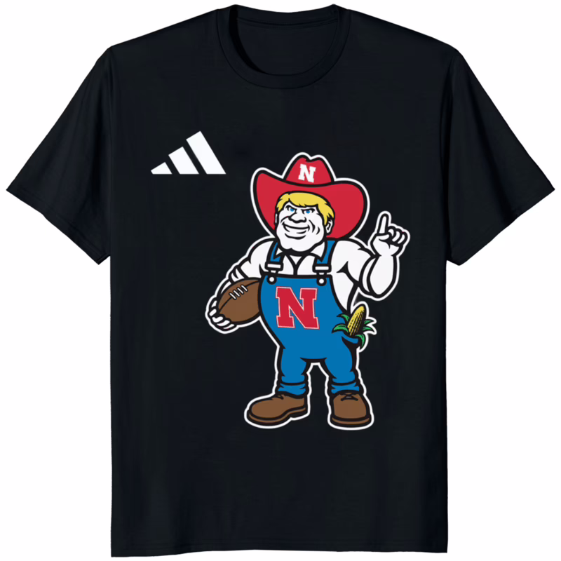 Coach Matt Rhule Herbie Husker Shirt black color variant