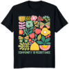 Community Is Resistance Matisse Inspired Floral Shirt black t-shirt mockup