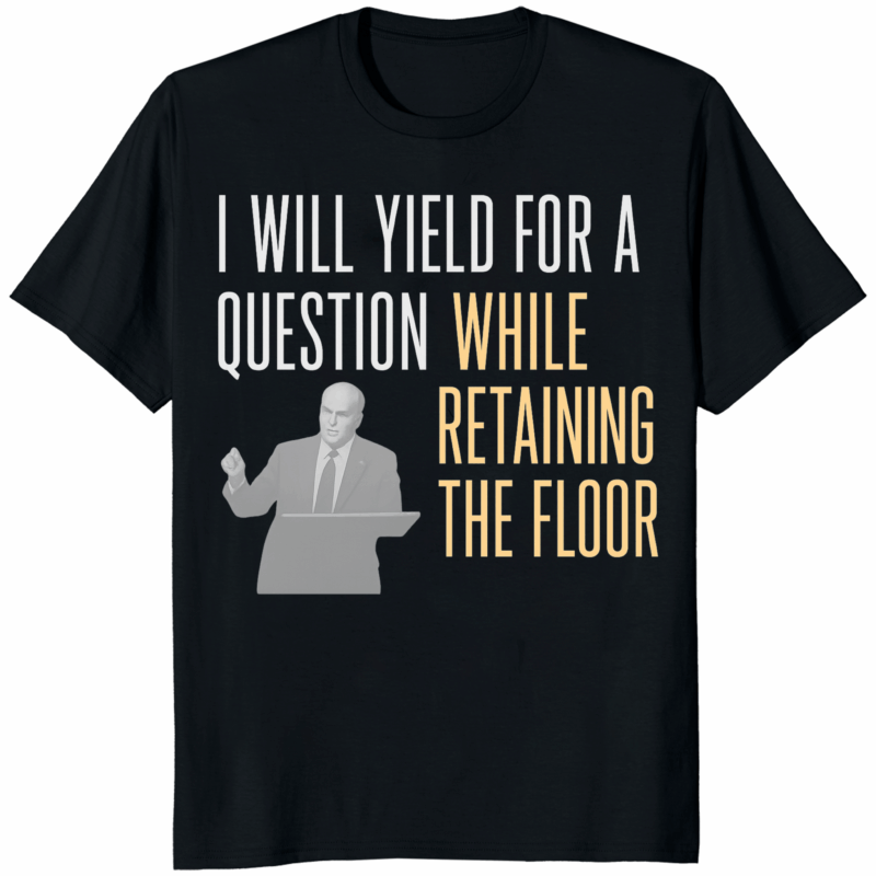 Cory Booker Filibuster I Will Yield for a Question Shirt