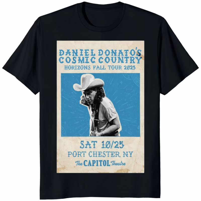 Daniel Donato Cosmic Country Port Chester 2025 Tour Poster Shirt