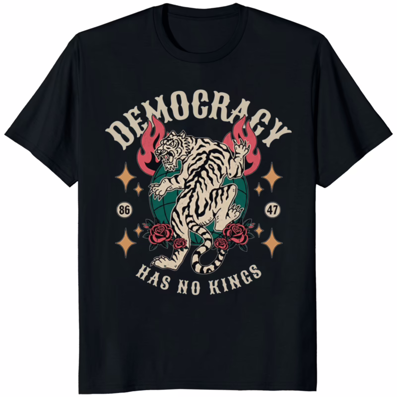Democracy Has No King 8647 Anti Trump Shirt 10 Democracy Has No King 8647 Anti Trump Shirt black color shirt