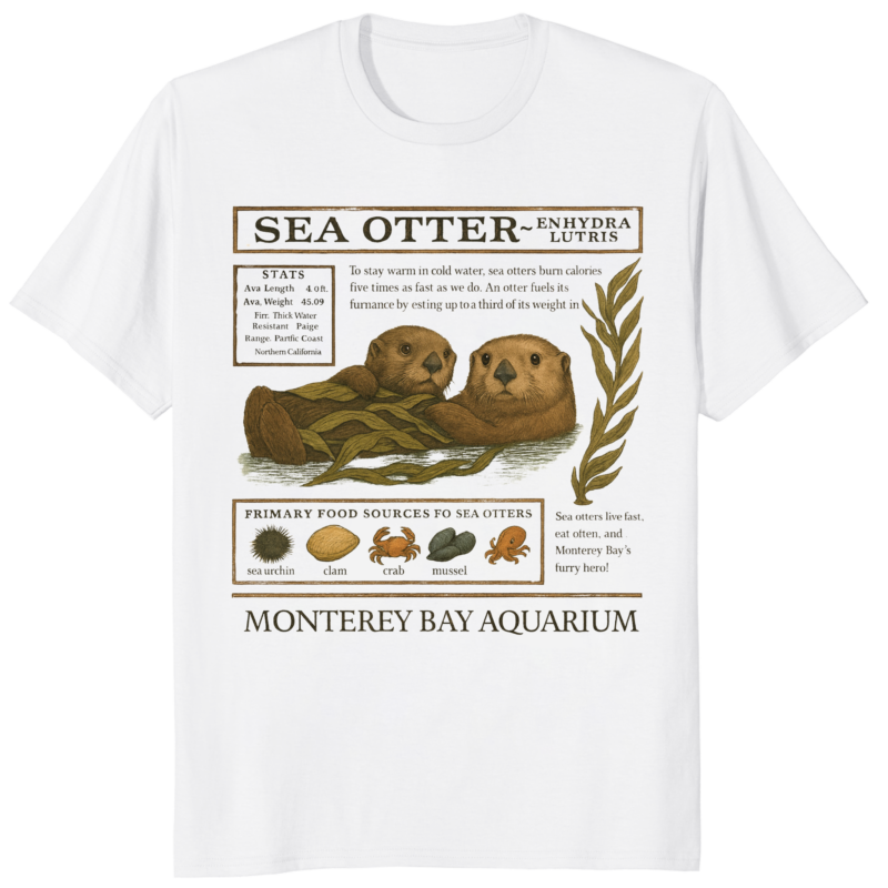 The Monterey Bay Aquarium Otter Taylor Swift Shirt 14 The Monterey Bay Aquarium Otter Taylor Swift Shirt featuring viral sea otter design