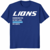Engineered For Detroit Lions Shirt – Official Team Colors, Durable Cotton, One Pride Fan Apparel