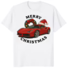 Ferrari Merry Christmas Shirt white color