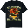 Black Giraffa Meloniera Italian Brainrot Shirt – viral meme-core absurd humor fashion