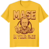 Glen Mason Mase In Your Face Shirt daisy yellow cotton t-shirt