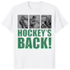 Hockeys Back Comic Book Shirt white t-shirt mockup