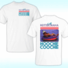 Hotter Than A Hoochie Coochie Shirt double-sided white – front and back country-style t-shirt inspired by 90s country music