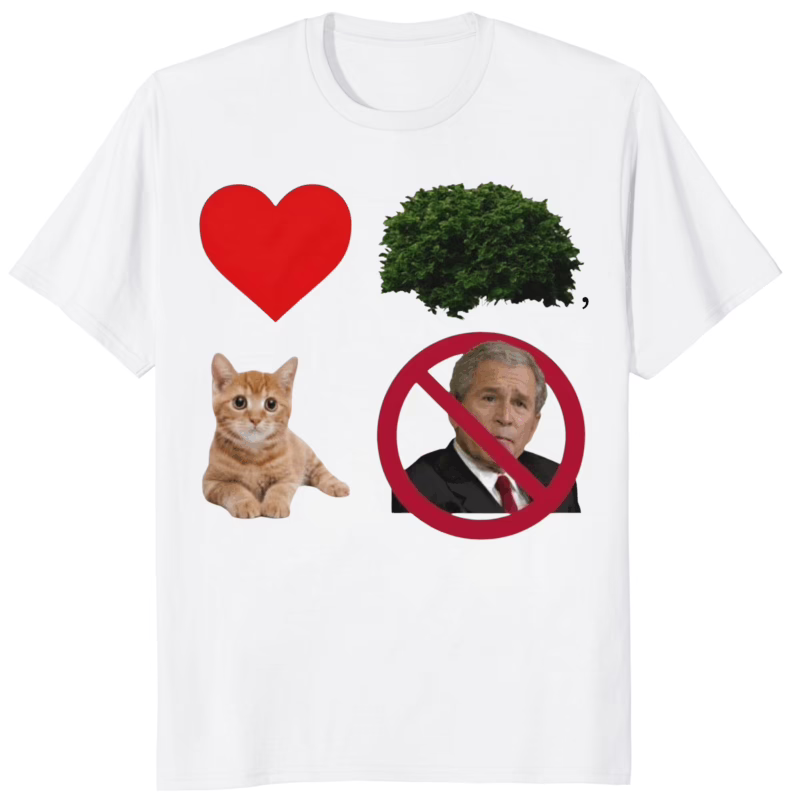 I Heart Bush The Pussy Not The President Shirt 8 I Heart Bush The Pussy Not The President Shirt white graphic tee