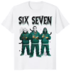 Jason Voorhees Michael Myers Ghostface Six Seven Meme Shirt white t-shirt mockup