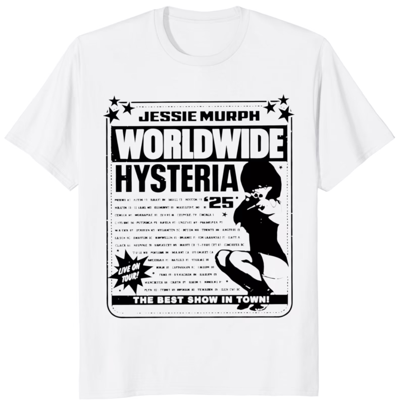 Jessie Murph Live on Tour 2025 shirt 10 Jessie Murph Live on Tour 2025 shirt white – unisex concert t-shirt