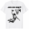Just Got Dunkd Baptism Basketball Christian Shirt white color
