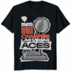 Las Vegas Aces 2025 WNBA Finals Champions Locker Room Authentic Shirt in Black
