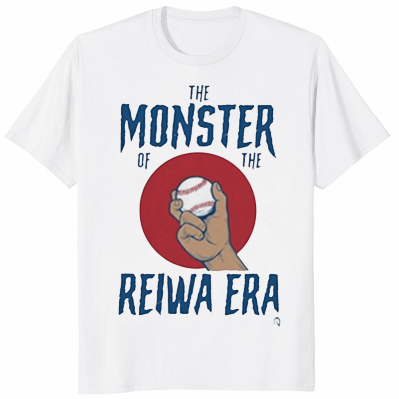 LA Dodgers the Monster of the Reiwa Era Shirt white color baseball tee