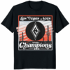 Las Vegas Aces 2025 WNBA Finals Champions Sunset Shirt in Black