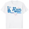 Lets Really Ruin Baseball LA T Shirt white variant – funny LA baseball fan tee