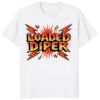 Loded Diper Meme Shirt white color funny rock band tee