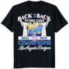Los Angeles Dodgers Back 2 Back Champions Shirt black variant