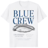 Los Angeles Dodgers Blue Crew Shirt white variant mockup