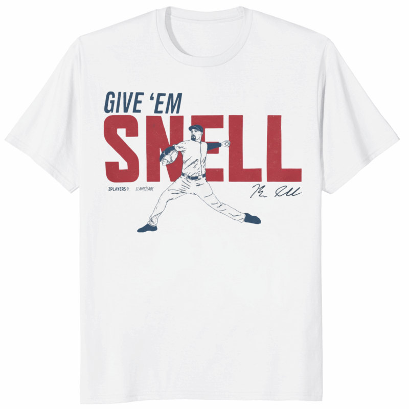 Los Angeles Dodgers Give Em Snell Baseball Shirt 16 Los Angeles Dodgers Give Em Snell Baseball Shirt in White