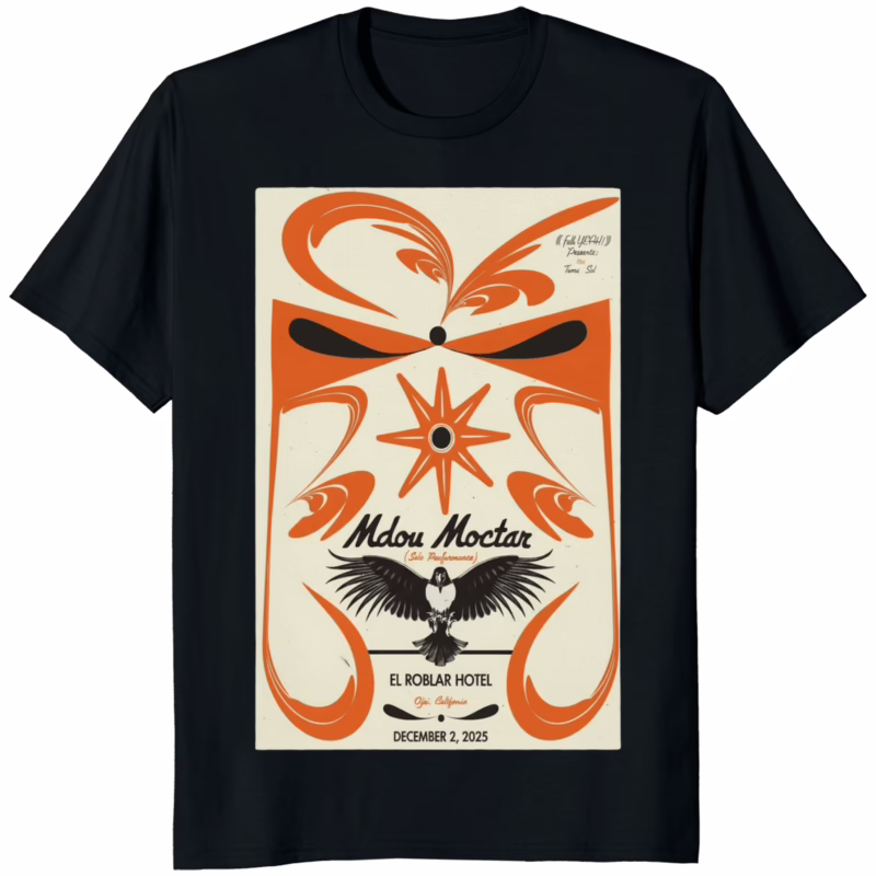 Mdou Moctar Swedish American Hall San Francisco 2025 Poster Shirt 12 Mdou Moctar Swedish American Hall San Francisco 2025 Poster Shirt