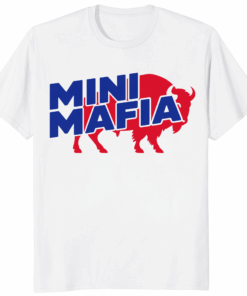 Mini Mafia Buffalo Bills Shirt white t-shirt for young Bills fans