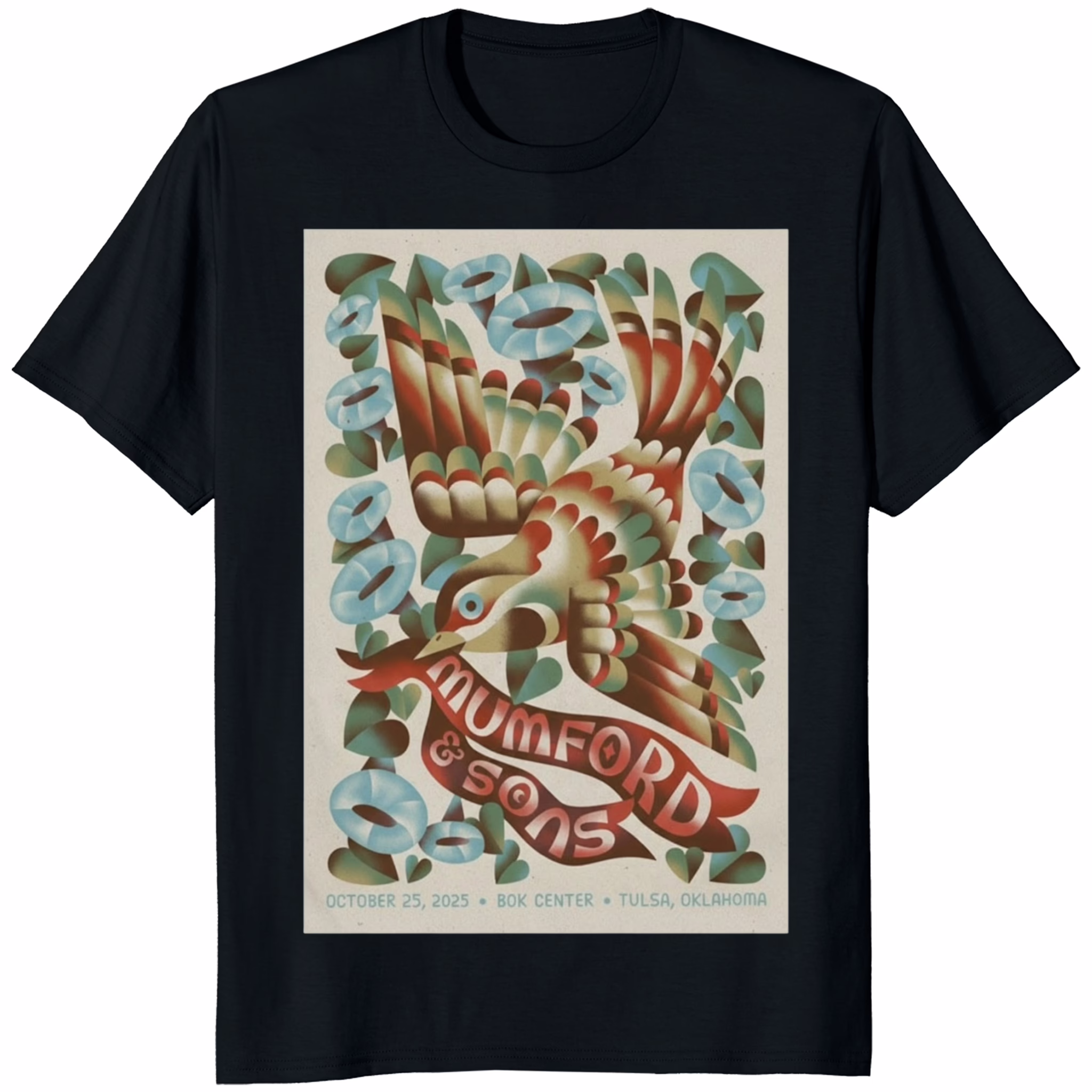 Mumford And Sons BOK Center in Tulsa OK October 25 2025 Poster Shirt 1 Mumford And Sons BOK Center in Tulsa OK October 25 2025 Poster Shirt