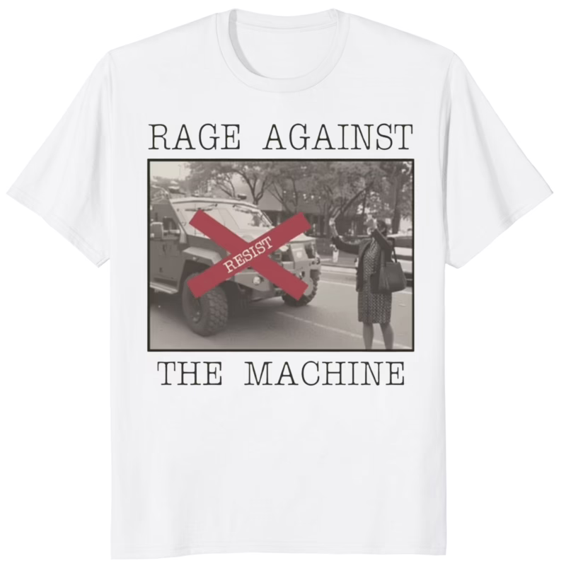 New York Woman Resist Rage Against The Machine T Shirt 8 new york woman resist rage against the machine t shirt white