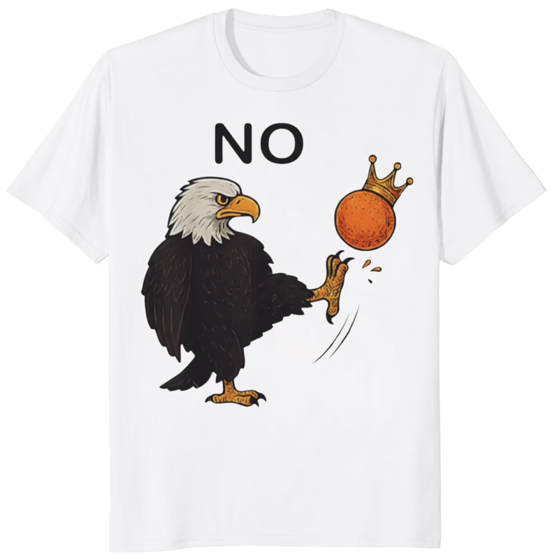 No Kings In America Shirt 8 No Kings In America Shirt – white t-shirt with bold patriotic design